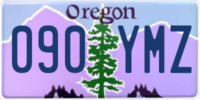 OR license plate 090YMZ