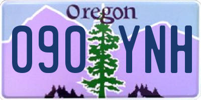 OR license plate 090YNH