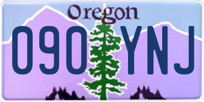 OR license plate 090YNJ