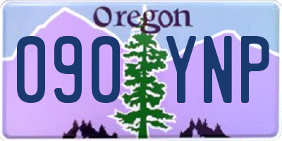 OR license plate 090YNP