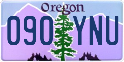 OR license plate 090YNU