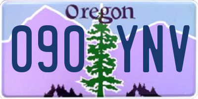 OR license plate 090YNV