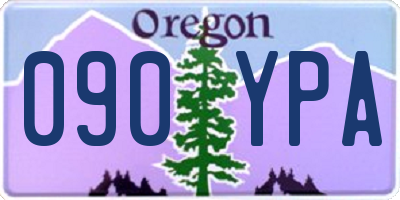 OR license plate 090YPA