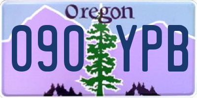 OR license plate 090YPB