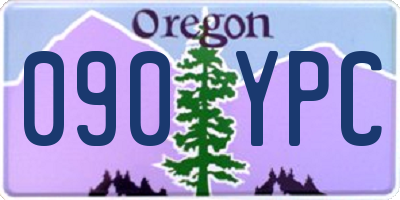 OR license plate 090YPC
