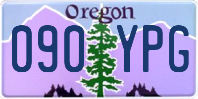 OR license plate 090YPG