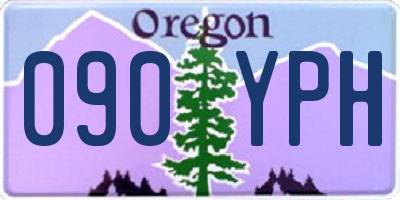 OR license plate 090YPH
