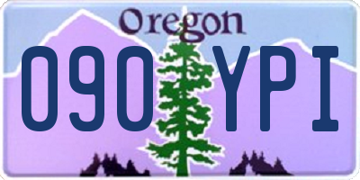 OR license plate 090YPI