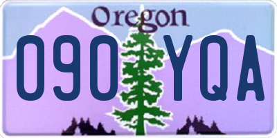 OR license plate 090YQA