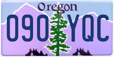 OR license plate 090YQC