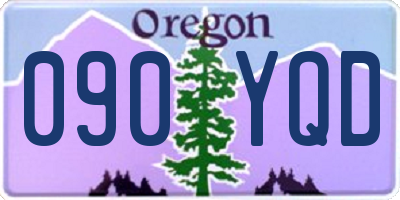 OR license plate 090YQD