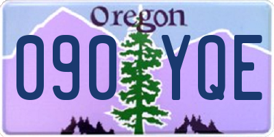 OR license plate 090YQE