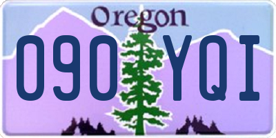 OR license plate 090YQI