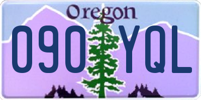 OR license plate 090YQL