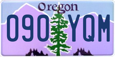 OR license plate 090YQM