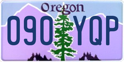 OR license plate 090YQP