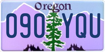 OR license plate 090YQU