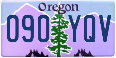 OR license plate 090YQV