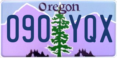 OR license plate 090YQX