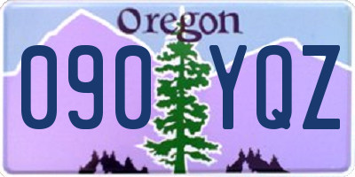 OR license plate 090YQZ