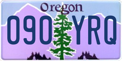 OR license plate 090YRQ