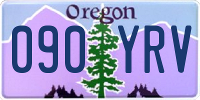 OR license plate 090YRV