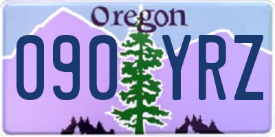 OR license plate 090YRZ