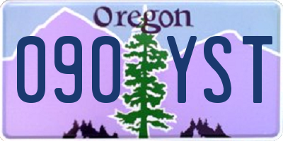 OR license plate 090YST