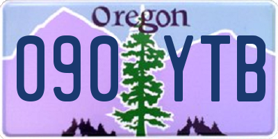 OR license plate 090YTB