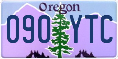 OR license plate 090YTC