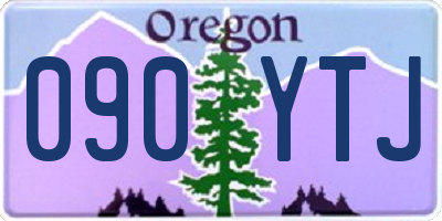 OR license plate 090YTJ