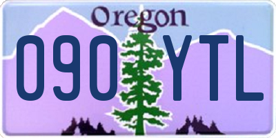 OR license plate 090YTL