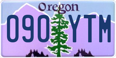 OR license plate 090YTM