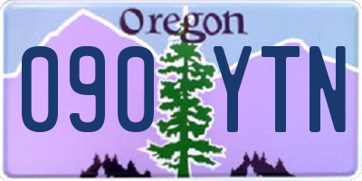 OR license plate 090YTN