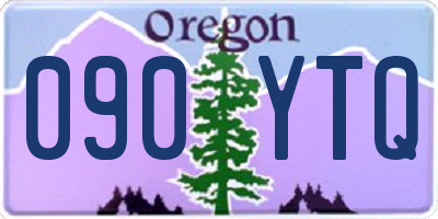 OR license plate 090YTQ