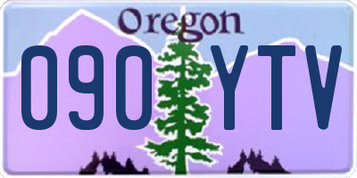 OR license plate 090YTV