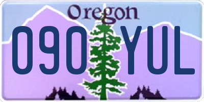 OR license plate 090YUL