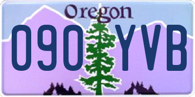 OR license plate 090YVB