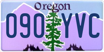 OR license plate 090YVC