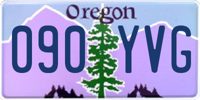 OR license plate 090YVG
