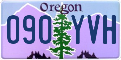 OR license plate 090YVH