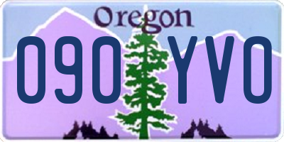 OR license plate 090YVO