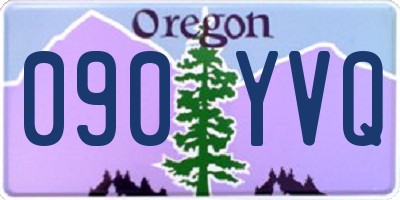 OR license plate 090YVQ