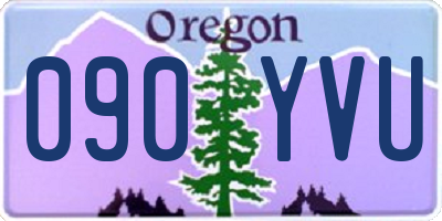 OR license plate 090YVU