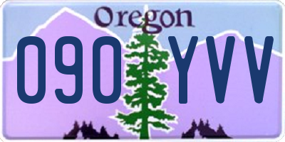 OR license plate 090YVV
