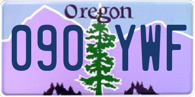OR license plate 090YWF