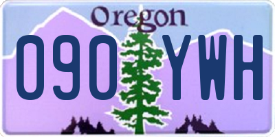 OR license plate 090YWH