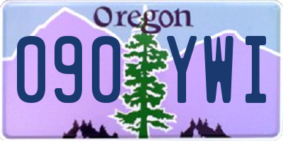 OR license plate 090YWI