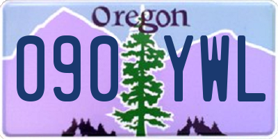 OR license plate 090YWL