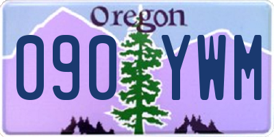 OR license plate 090YWM